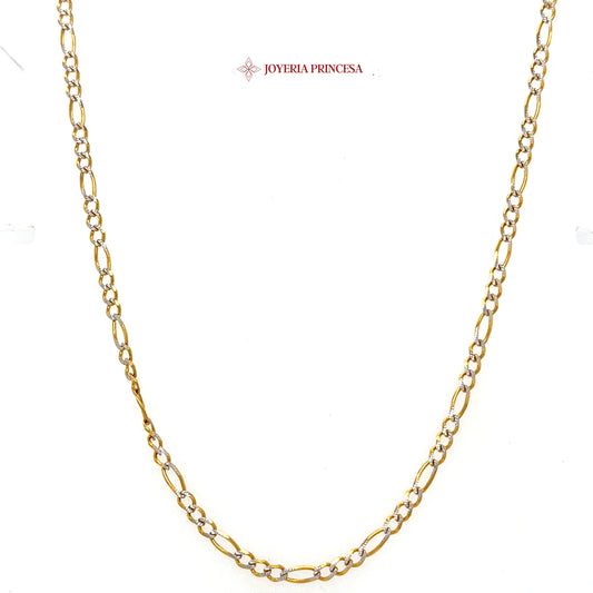 14K 20in 2.7mm Figaro Chain