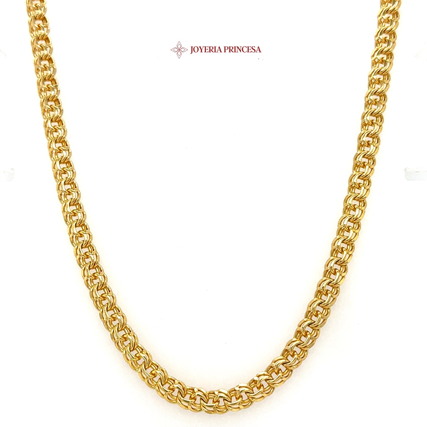 14K 22in 5.1mm Chino Link Chain