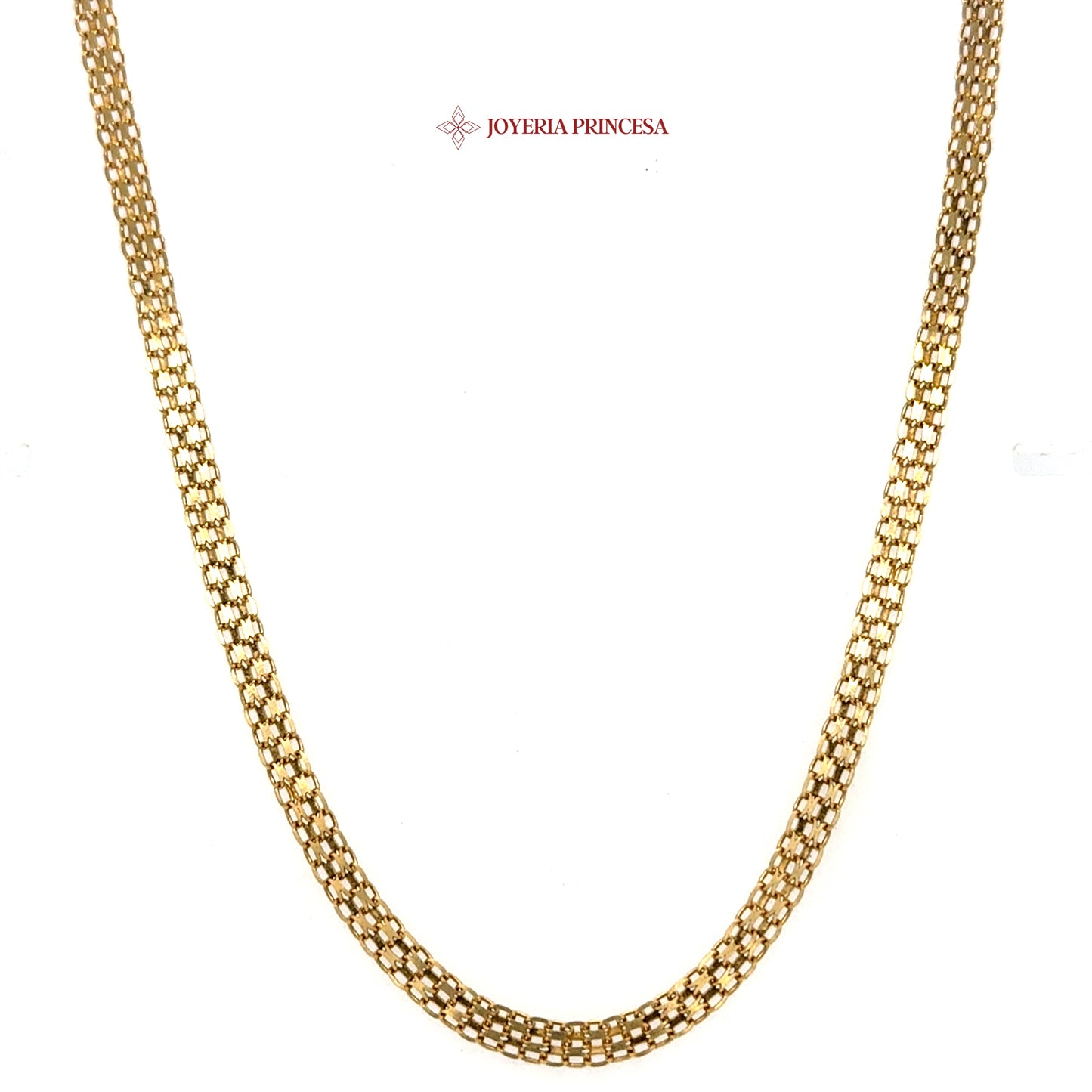 14K 16in 3.9mm Bismark Gold Chain