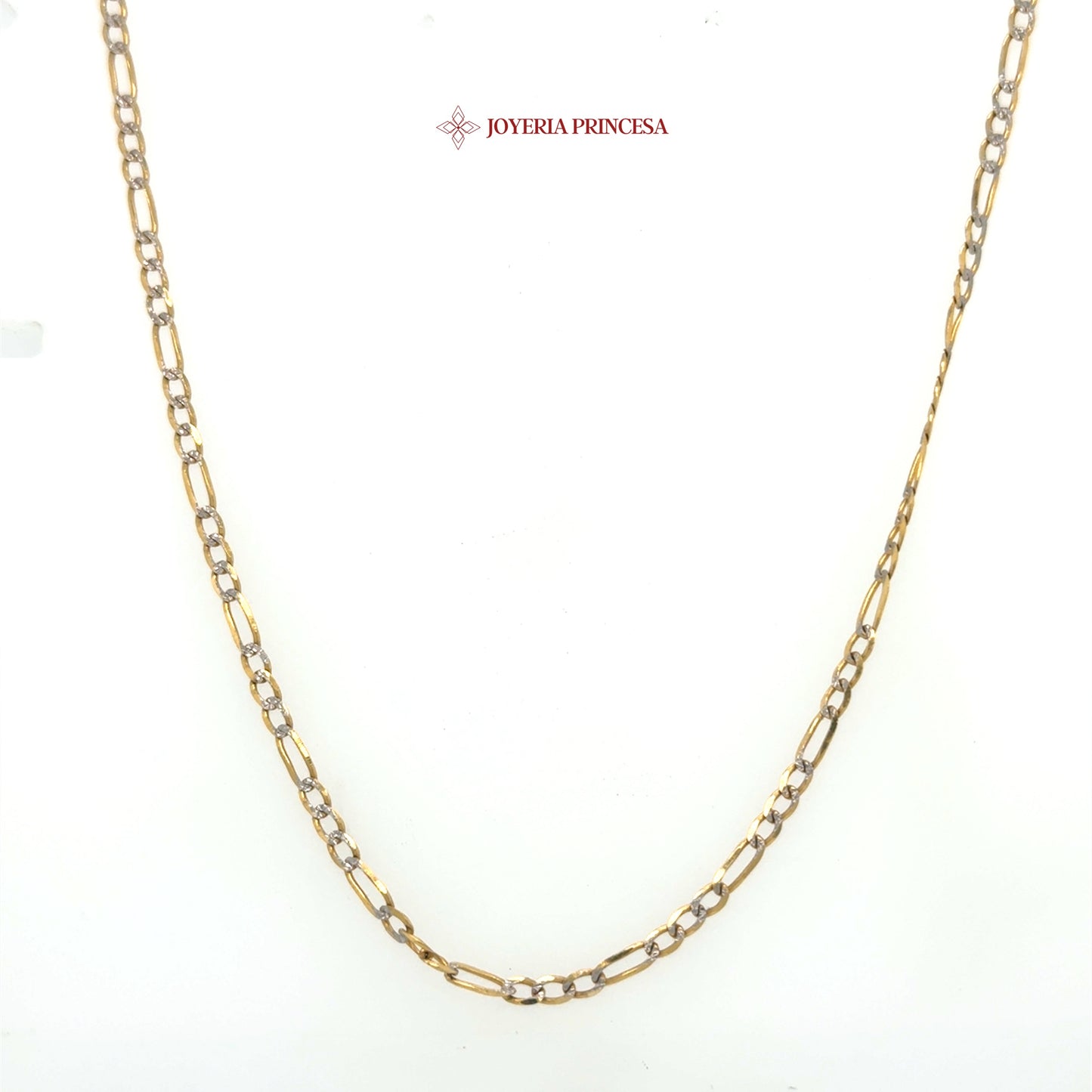 14K 18in 2.3mm Figaro Chain
