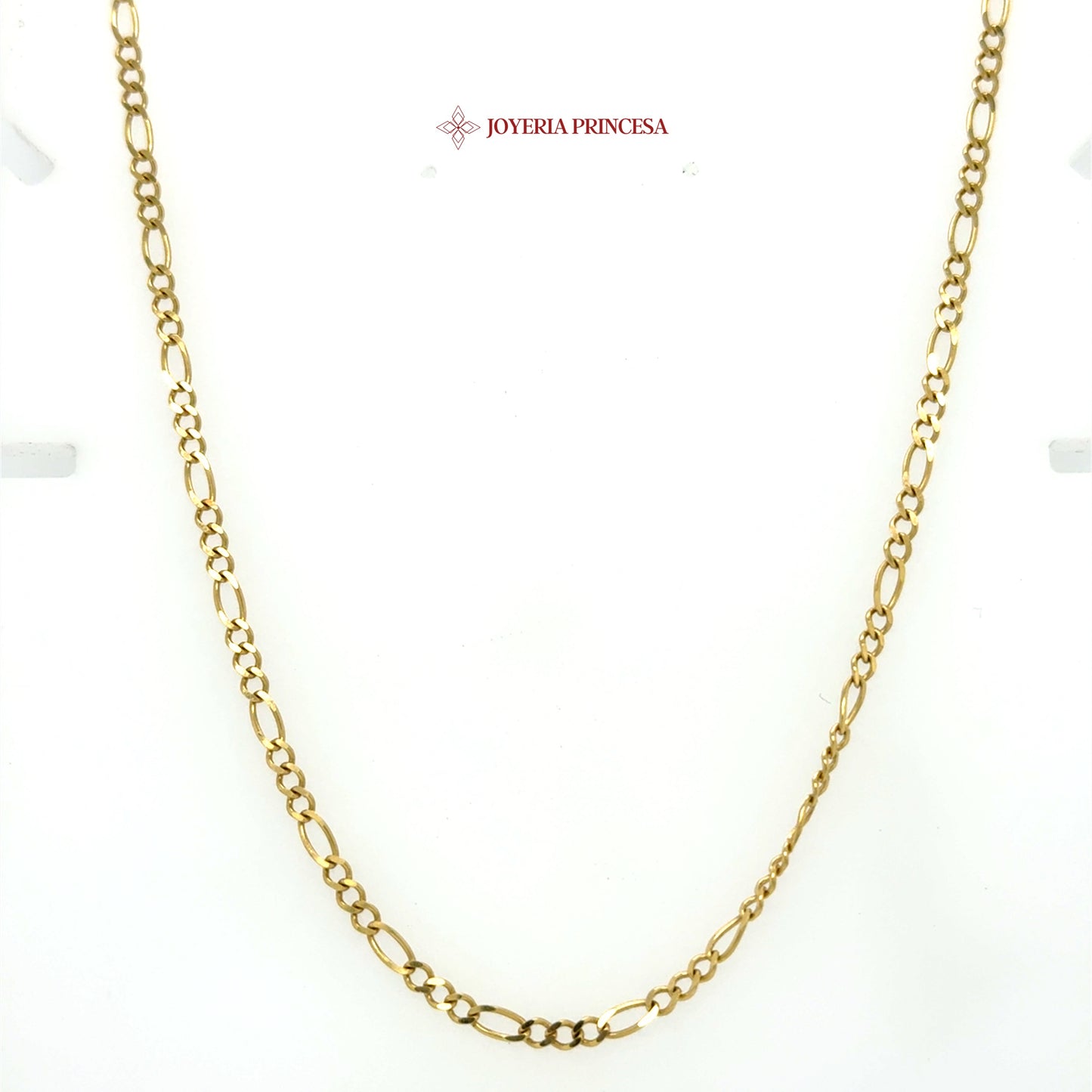 14K 18in 2.6mm Gold Figaro Chain