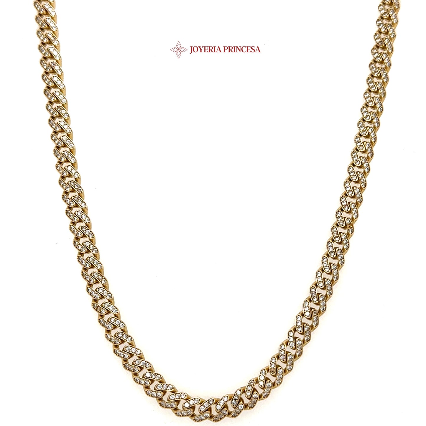 10K 20in 5.5mm Monaco Cuban Chain
