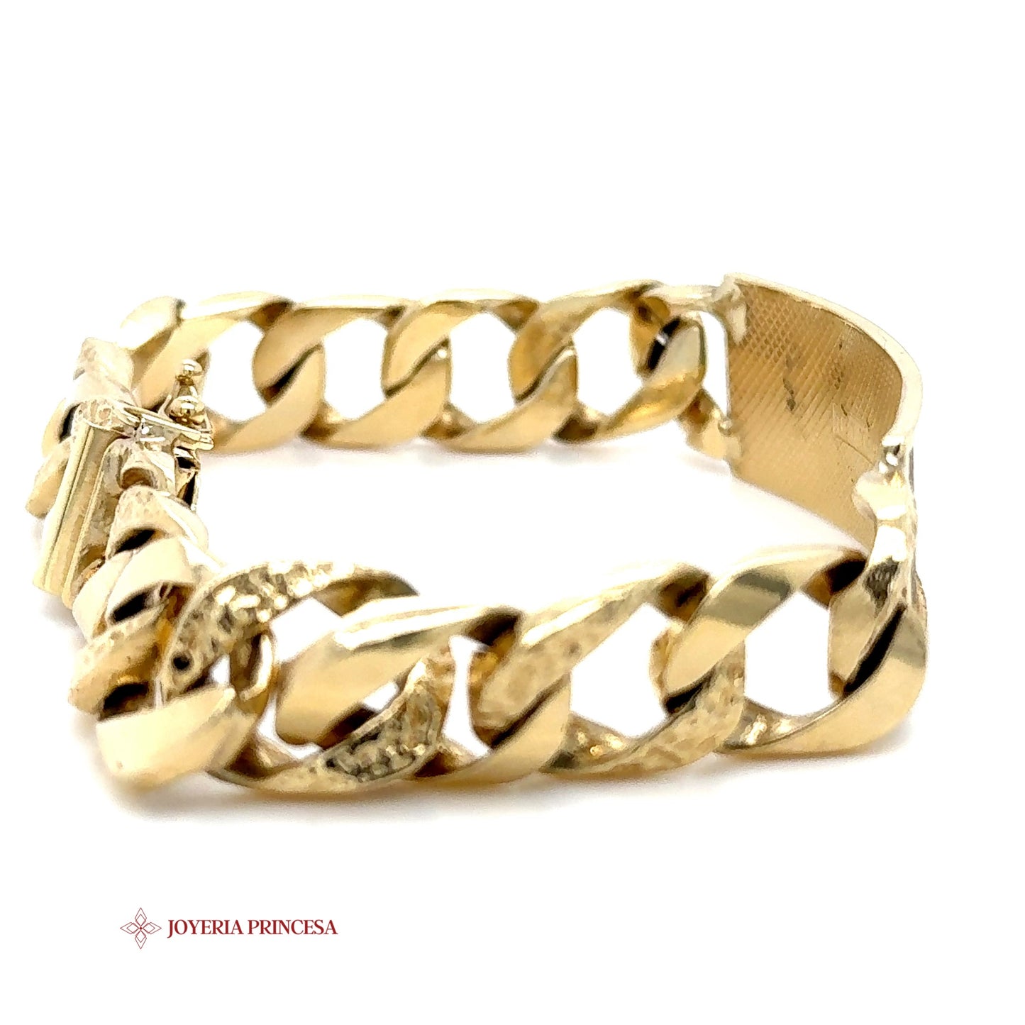 14K Gold ID Bracelet w/ Cuban Links