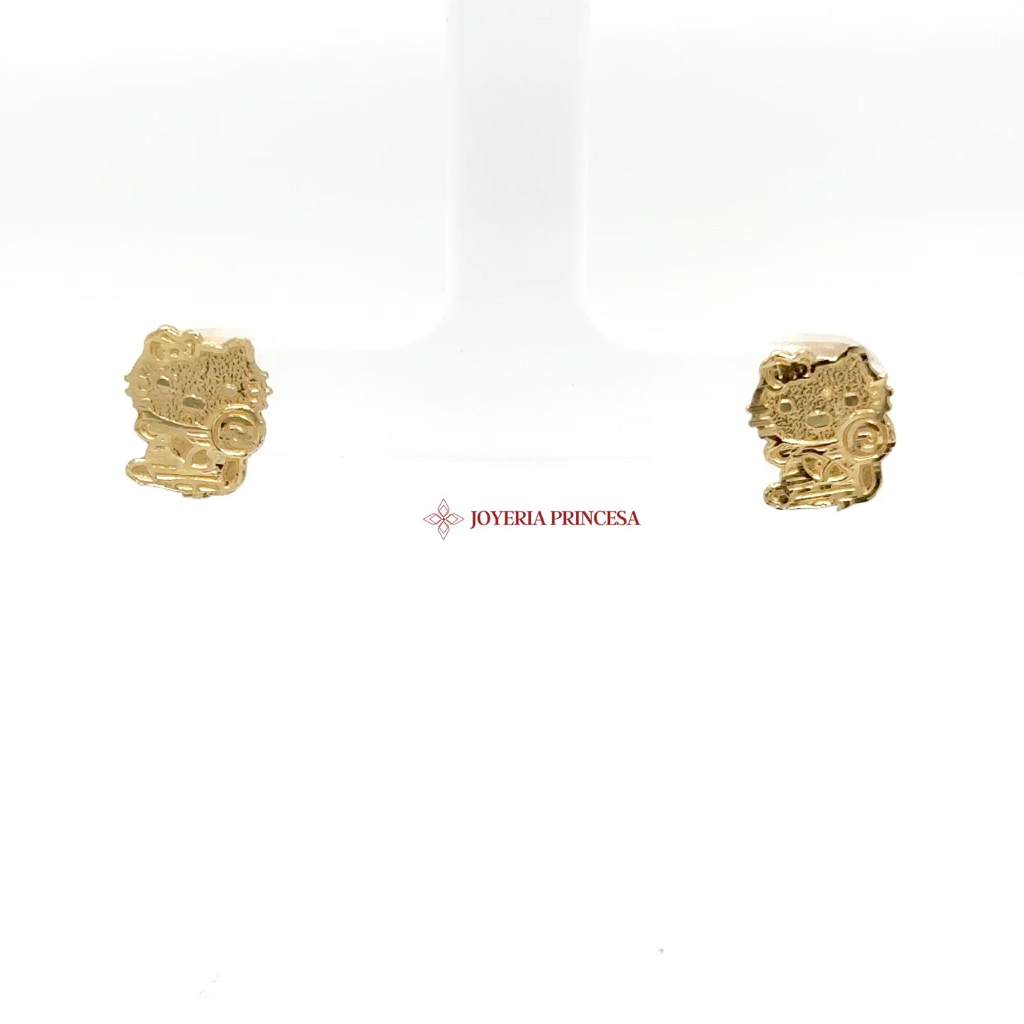14K Gold Hello Kitty Stud Earrings