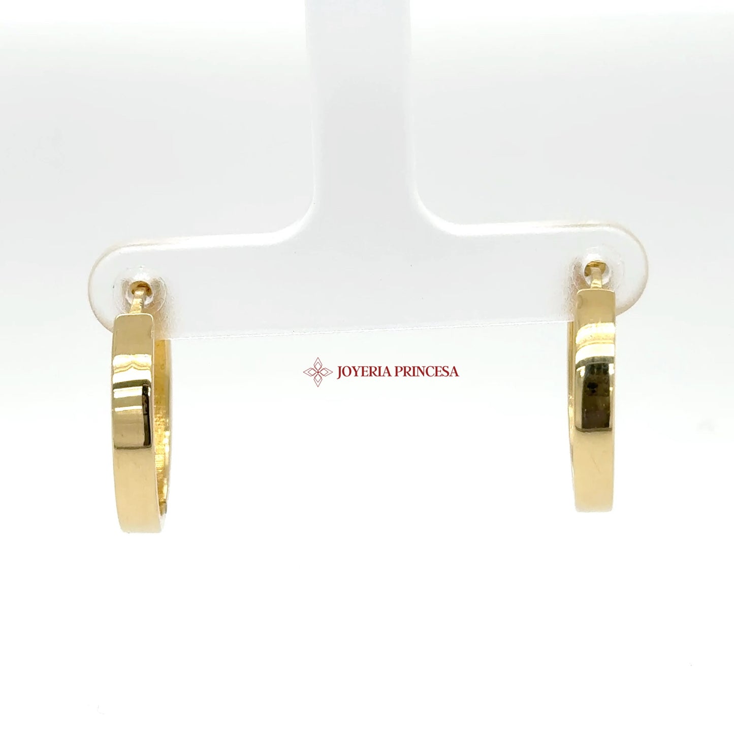 14K Gold Huggie Earrings - Sleek and Polished