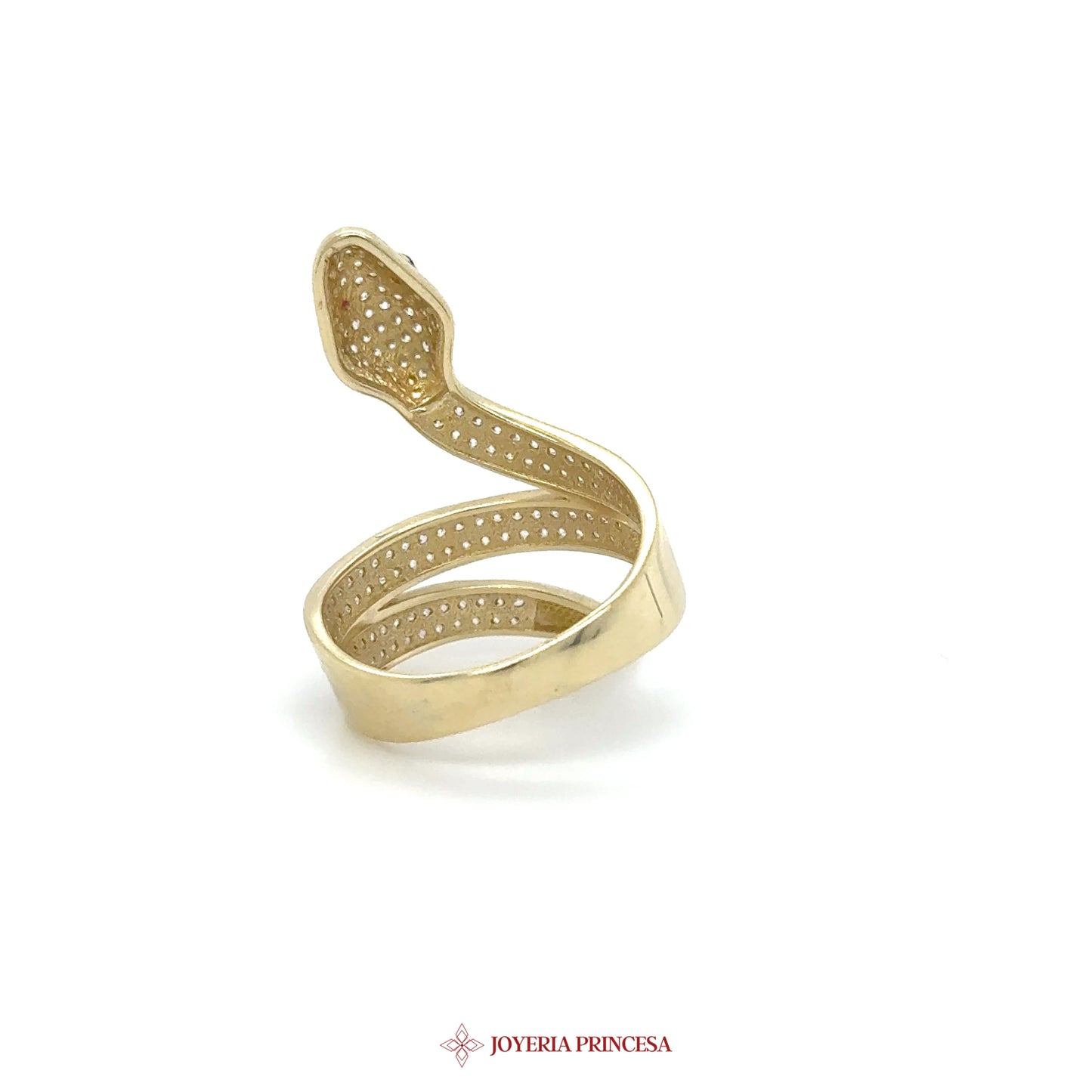 14K Gold Snake Wrap Ring