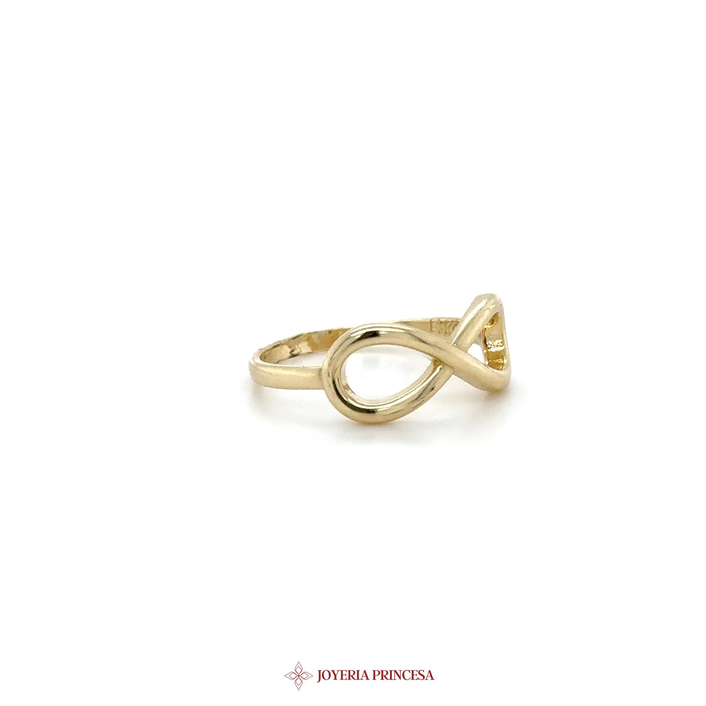 14K Gold Infinity Symbol Ring (UN-1434)