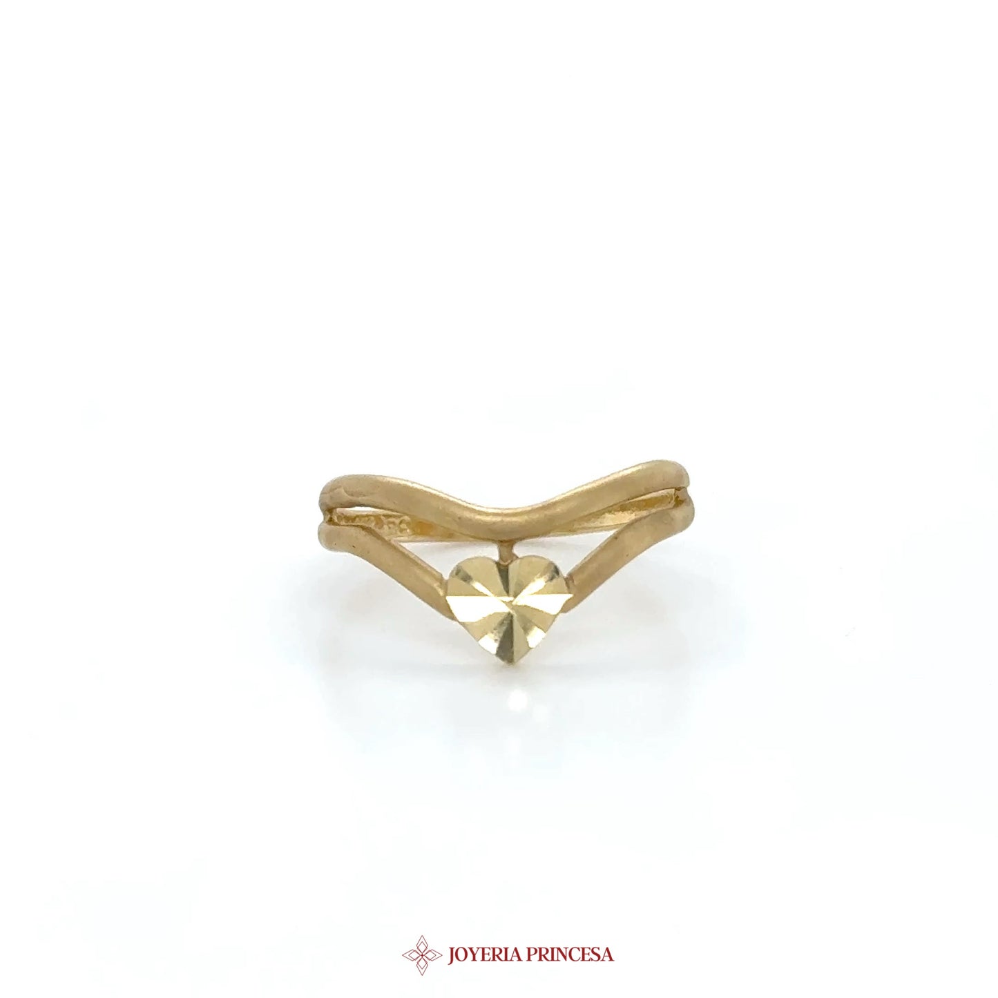 14K Gold Heart Motif Ring (UN-1520)