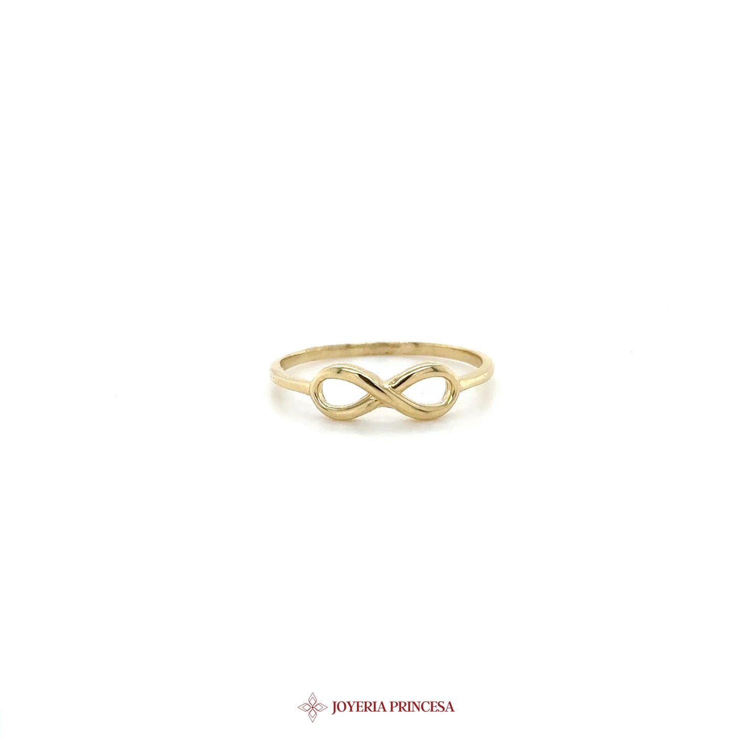 14K Gold Infinity Symbol Band Ring