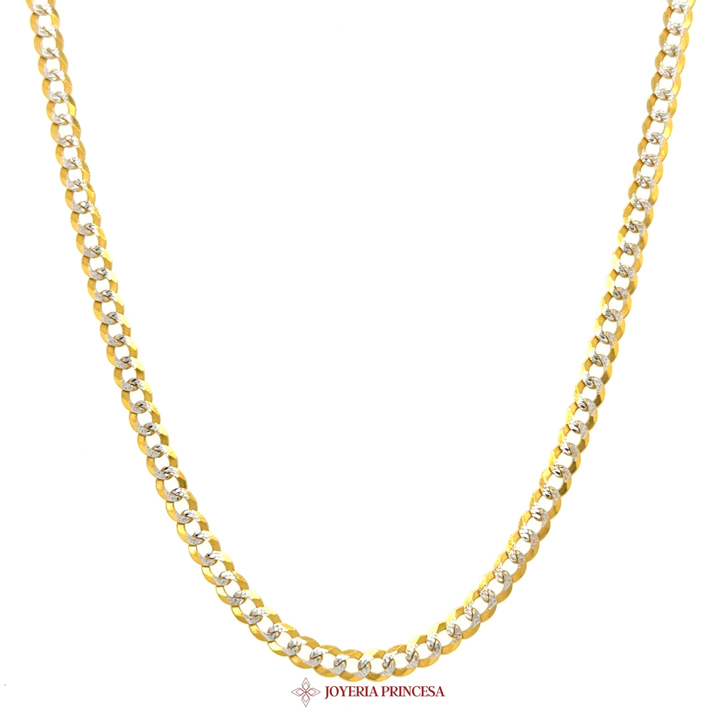 10K 22in Cuban Necklace with Polished Links