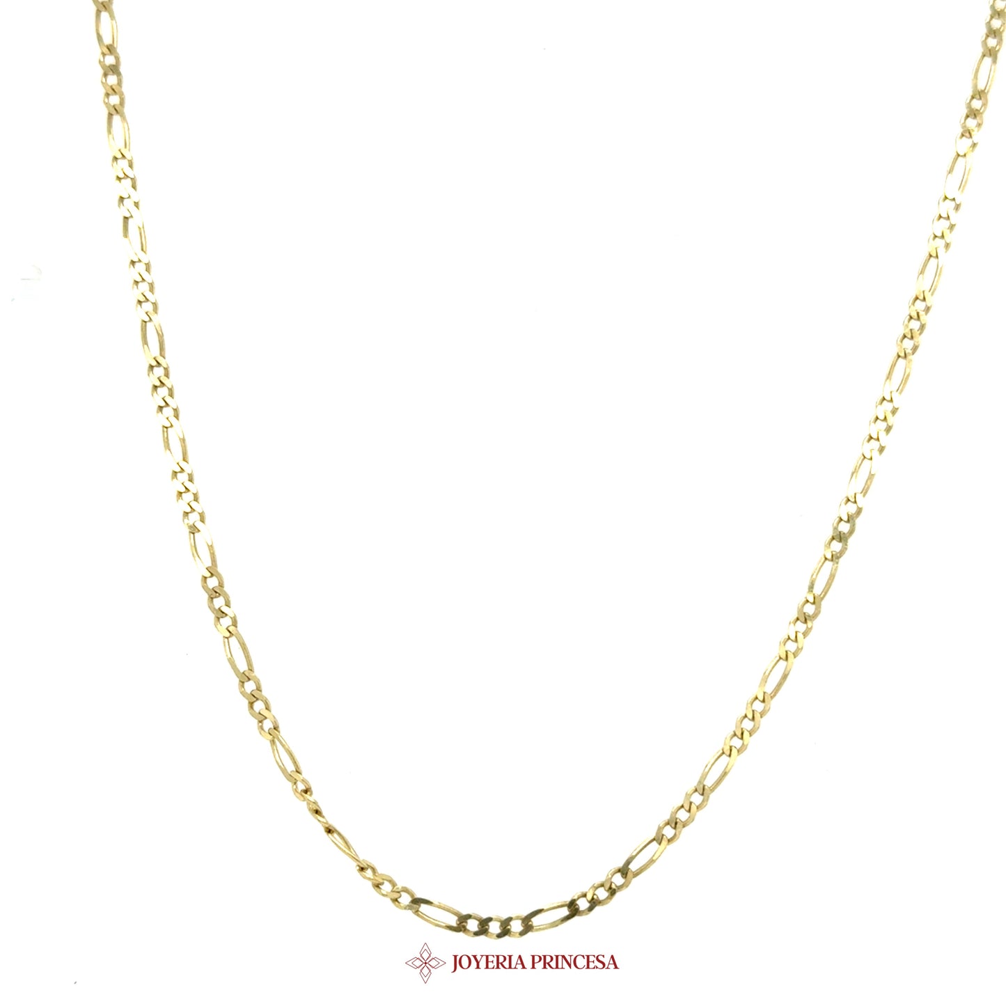 10K 20in Figaro Necklace (UN-3416)