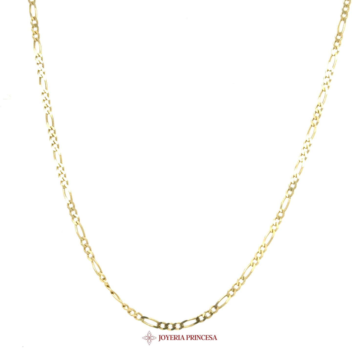 10K 22in Yellow Gold Figaro Necklace