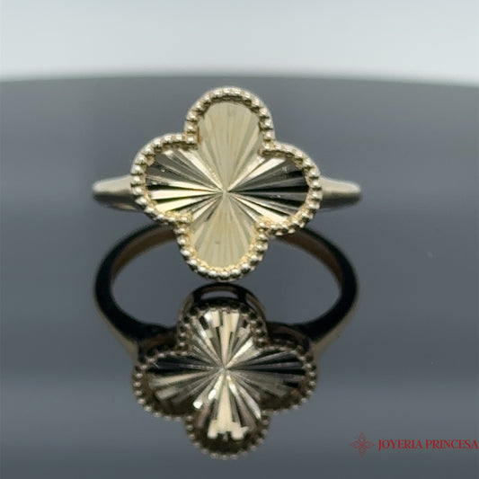 Anillo Alhambra Corte Diamante 14K
