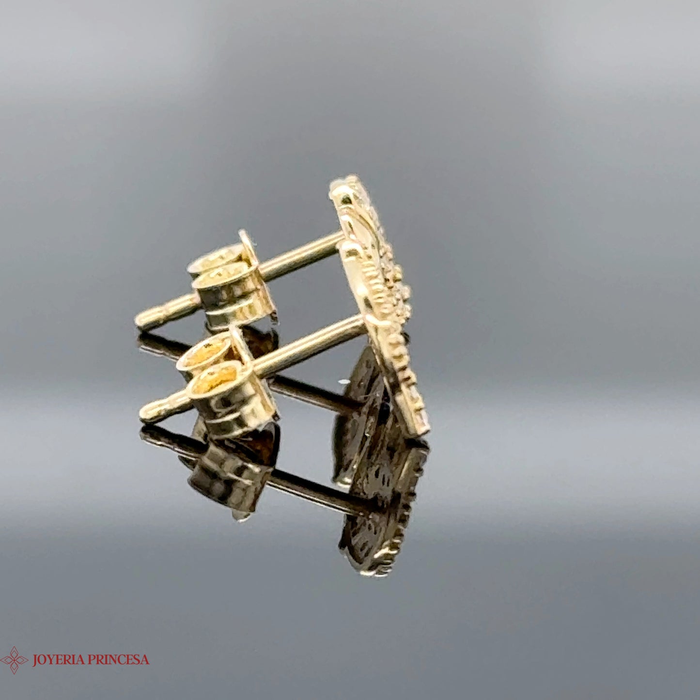 Pendientes de oro de 14 quilates Majestic Elephant