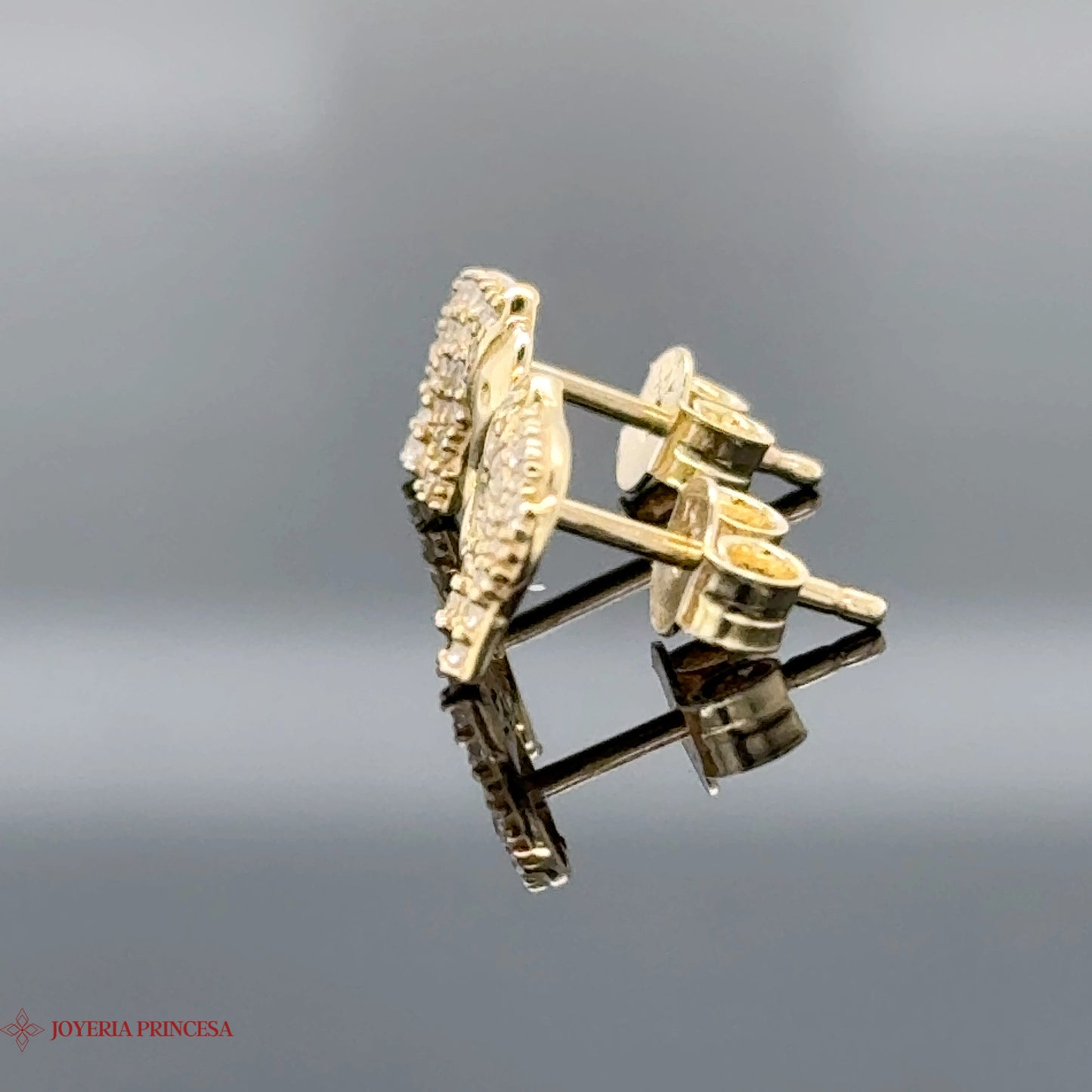 Pendientes de oro de 14 quilates Majestic Elephant