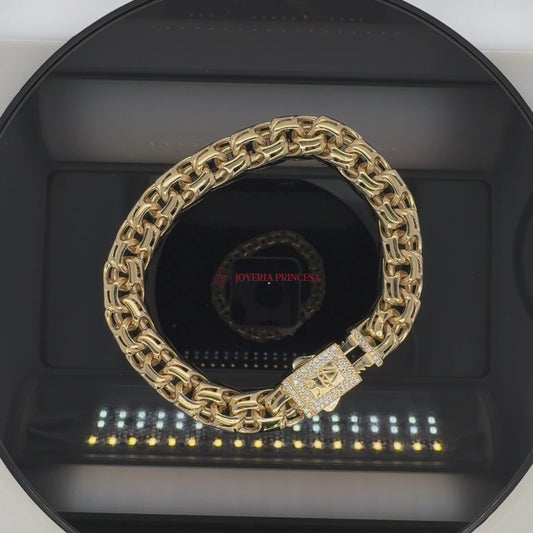 Pulsera de eslabones Chino 14K