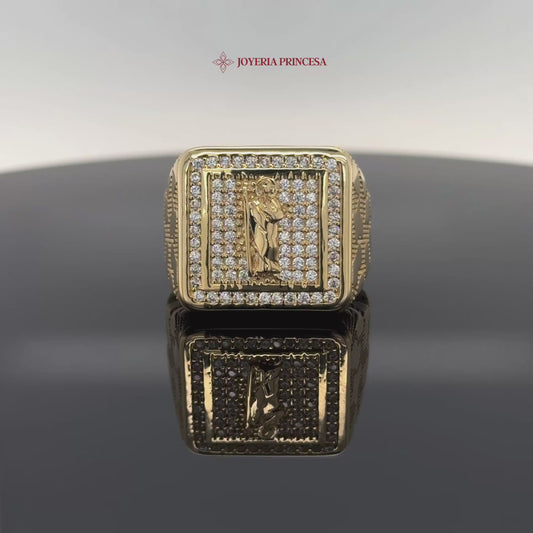 14K San Judas Nugget Ring
