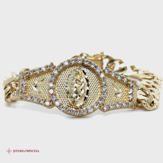 Pulsera María Virgen 14K