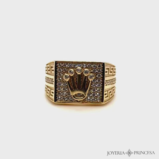Anillo Corona 14K