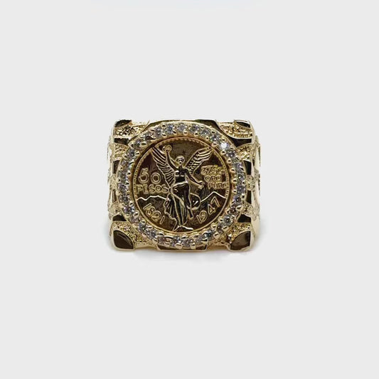 Anillo Centenario Nugget 14K