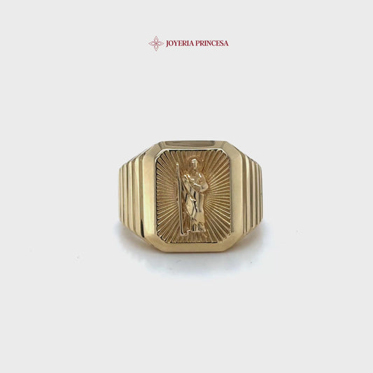 14K San Judas Ring