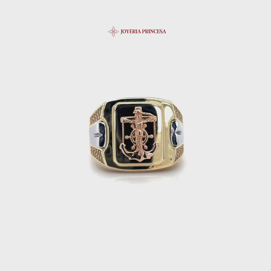Anillo Jesús 14K