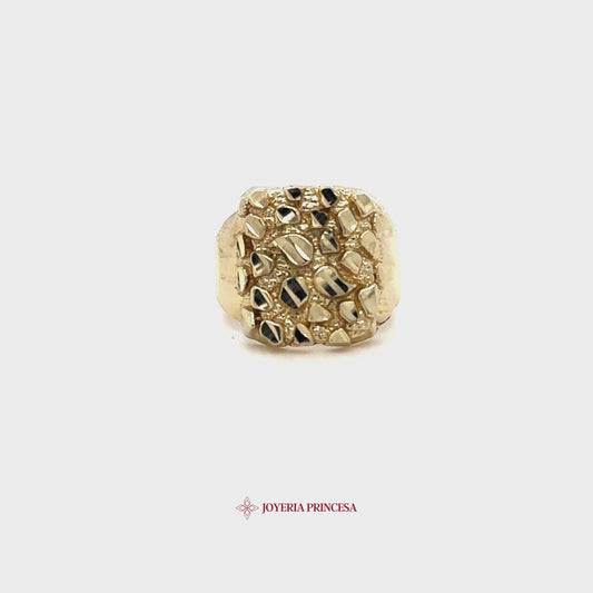 Anillo Pepita Negrita 14K