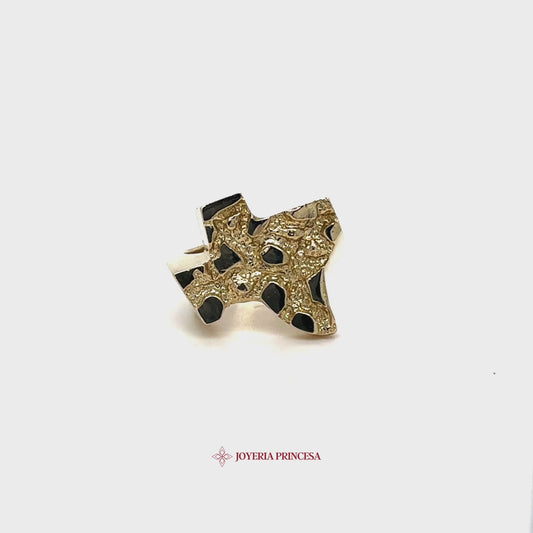Anillo Texas Nugget 10K
