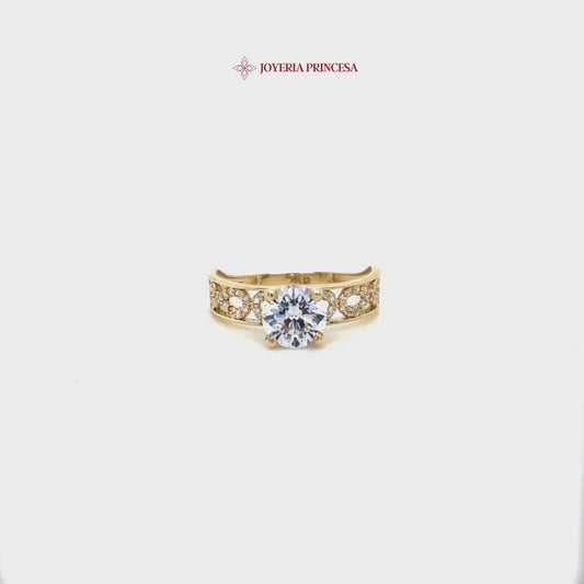 14K Infinity Elegance Ring