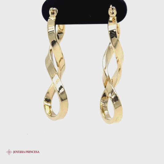 Aretes Infiniti 14K