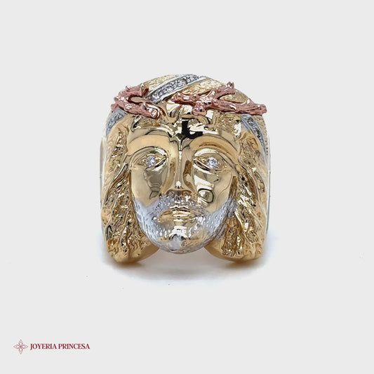 Anillo Jesús 14K