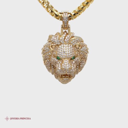Colgante León Vicioso 14K