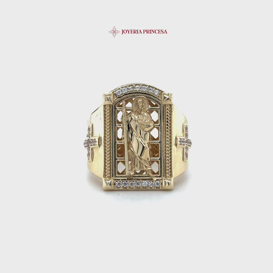 14K San Judas Ring