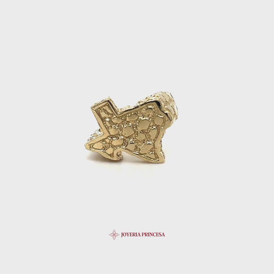 Anillo Texas Nugget 14K