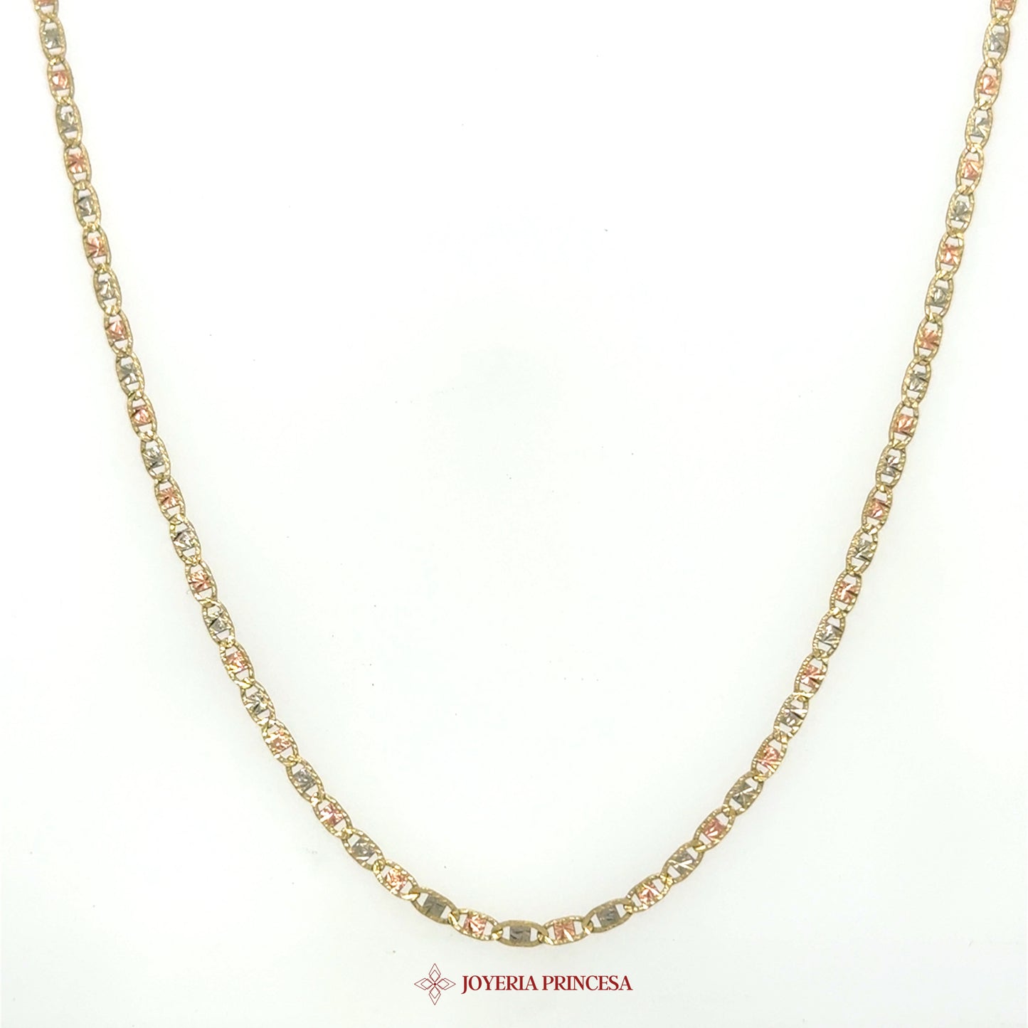 10K Gold Link Necklace with Elegant Design