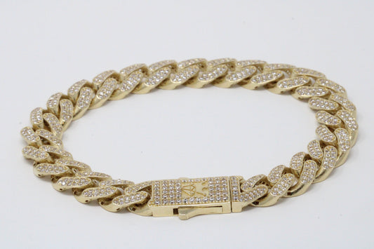 Pulsera Zirconia Cúbica 14K - JoyeriaPrincesa