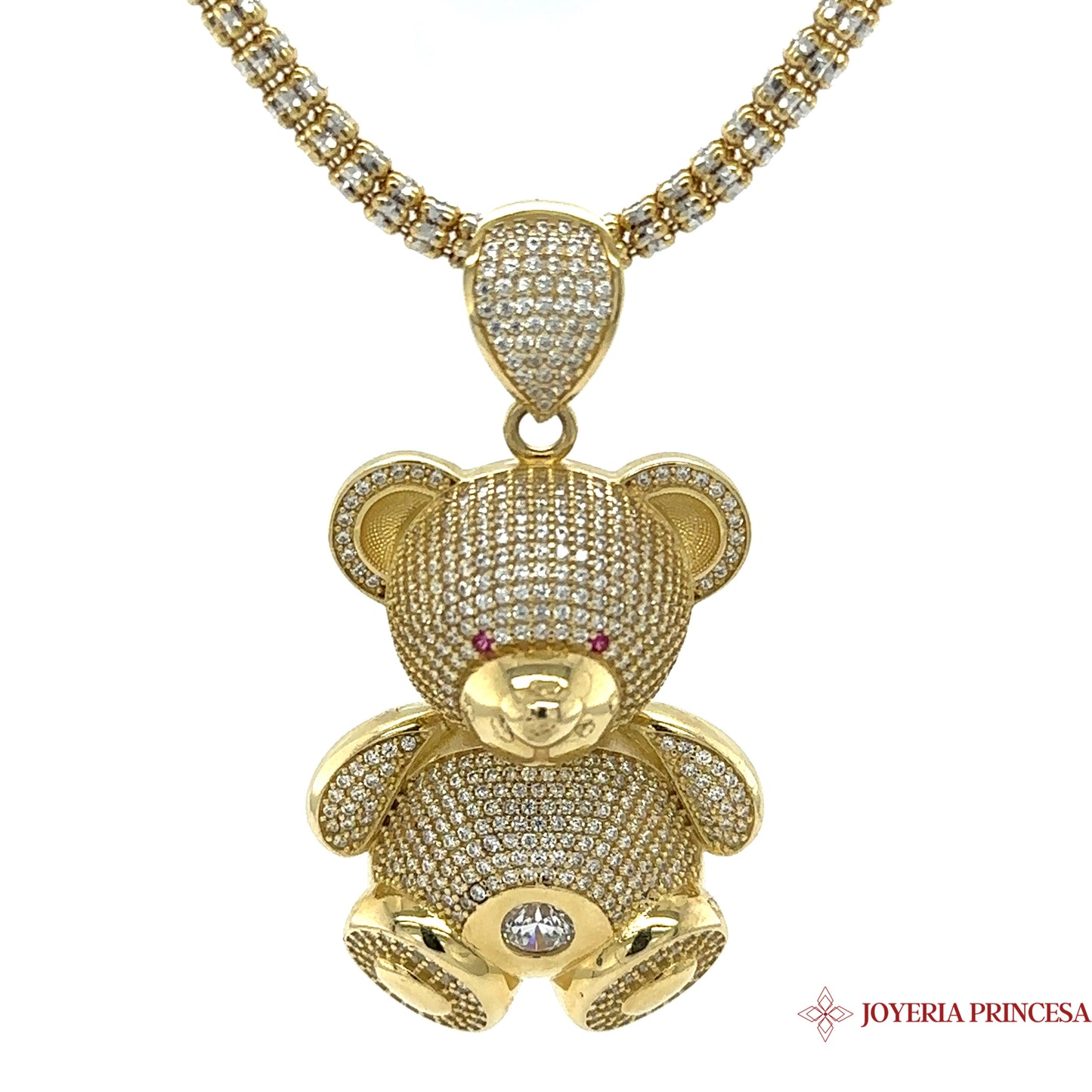 14K Teddy Bear + Collar