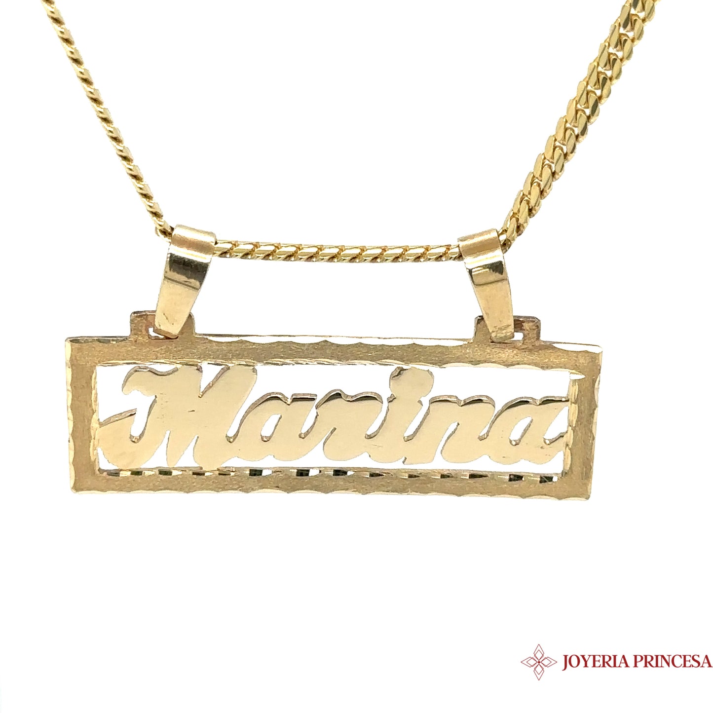 Placa personalizada de 14K o 10K