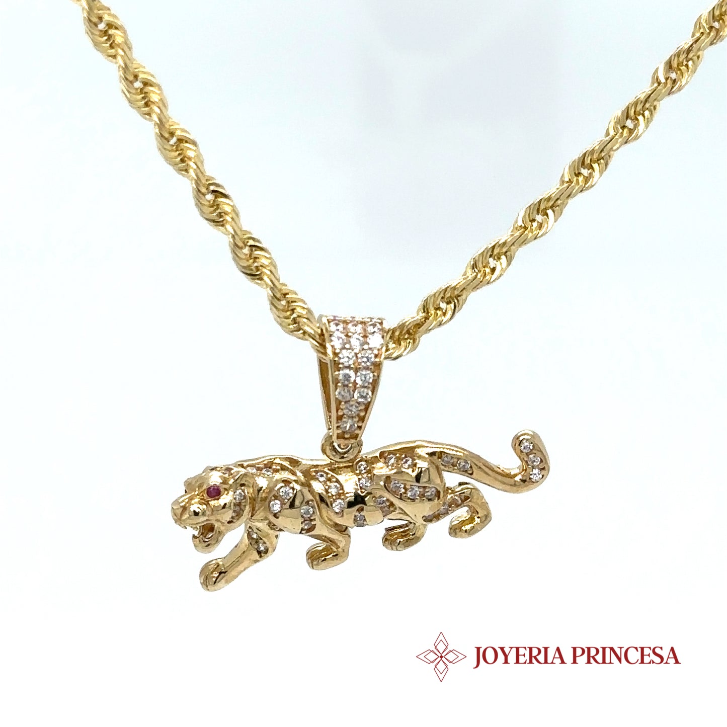 Guepardo 14K + Cadena