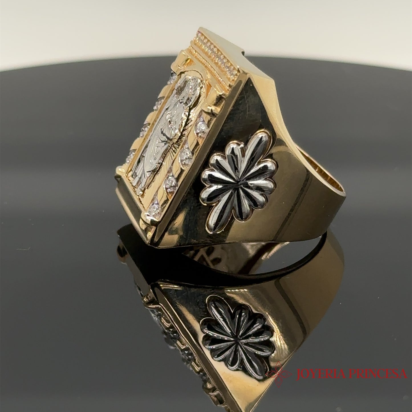 14K San Judas Gold Ring