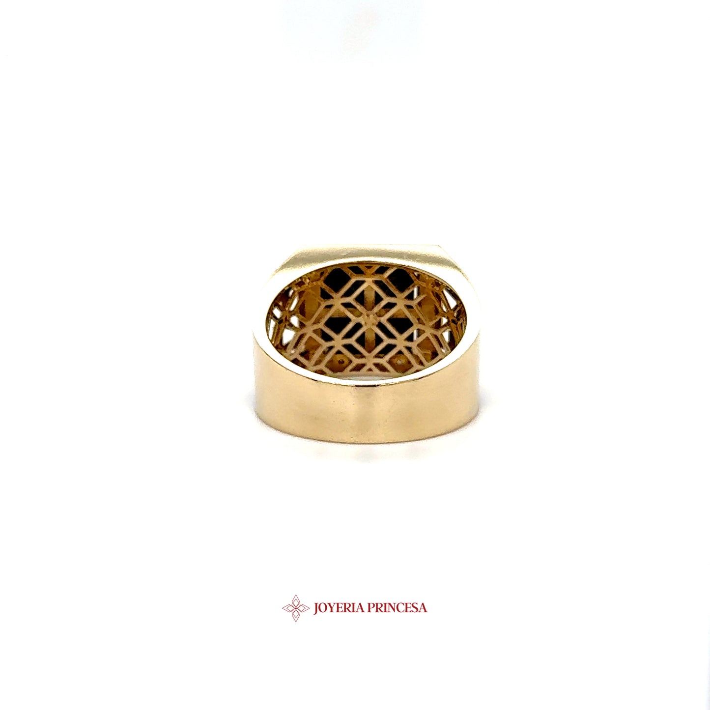 14K San Judas Onyx Ring