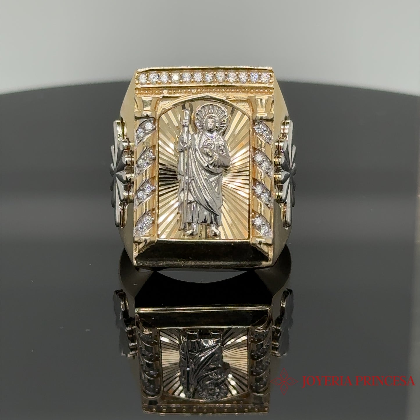 14K San Judas Gold Ring