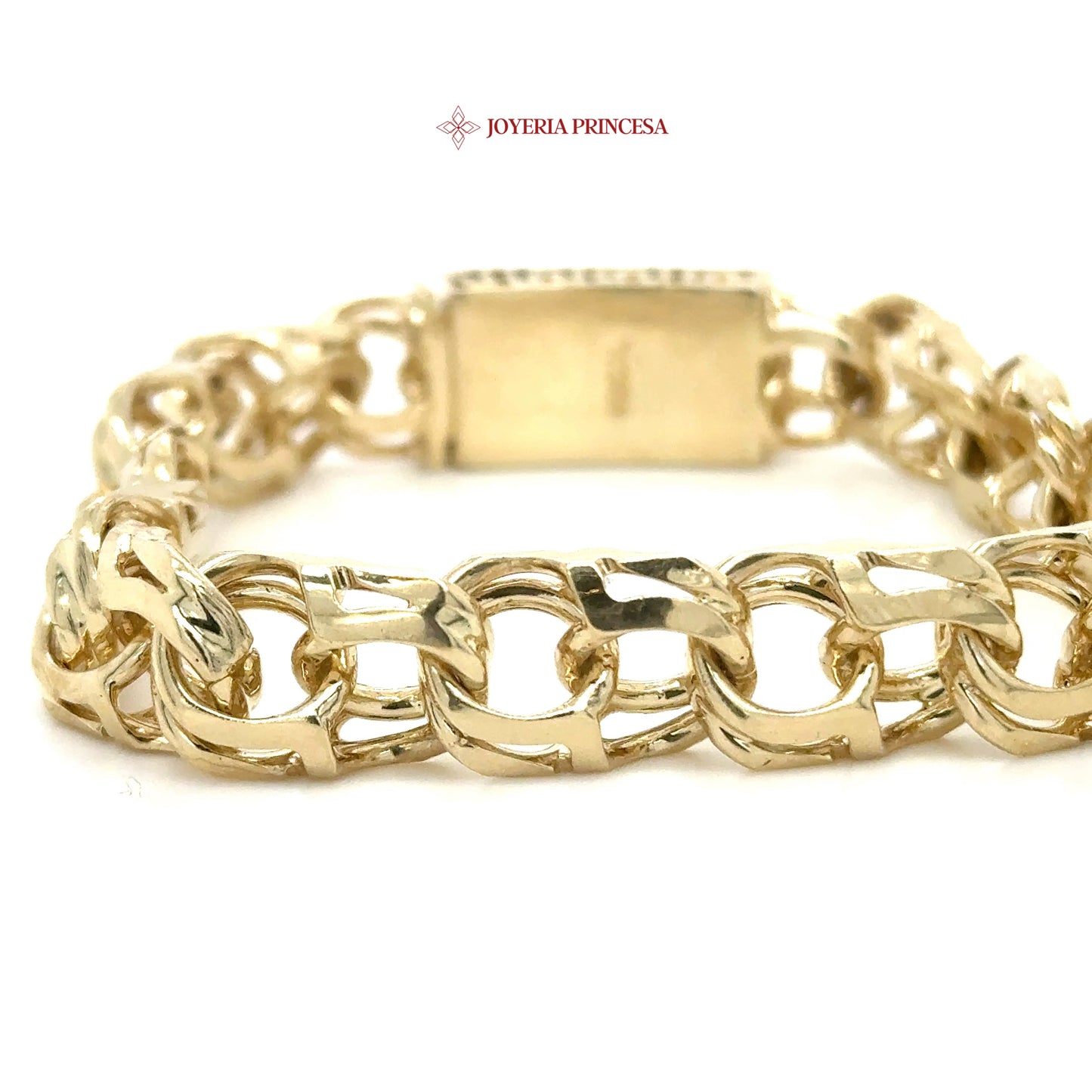 Customizable 14K Chino Link Bracelet