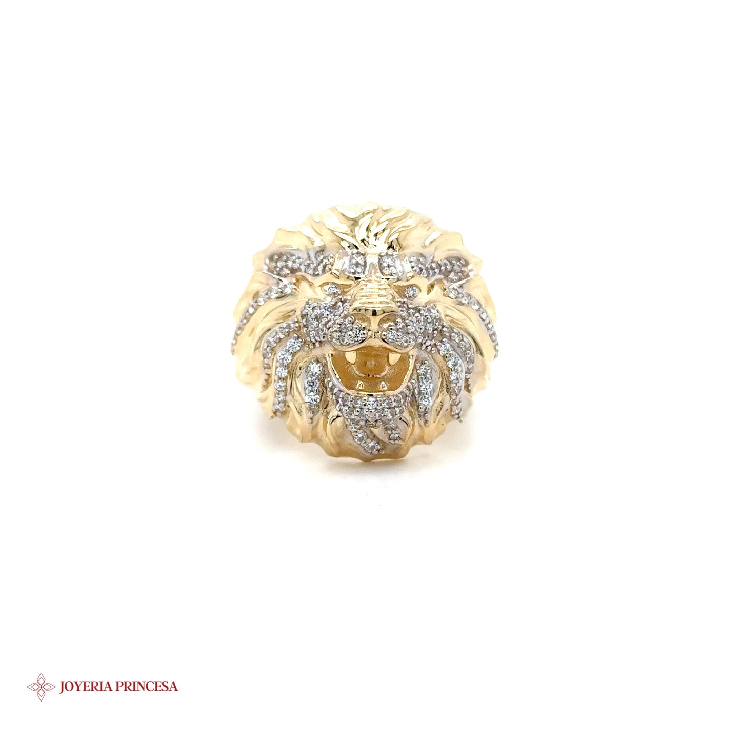 14K Gold Lion Ring