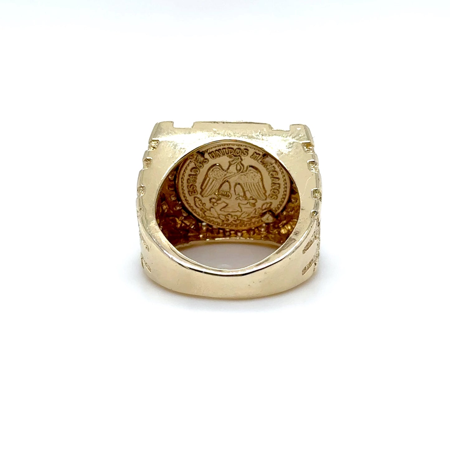 14K Centenario Nugget Ring