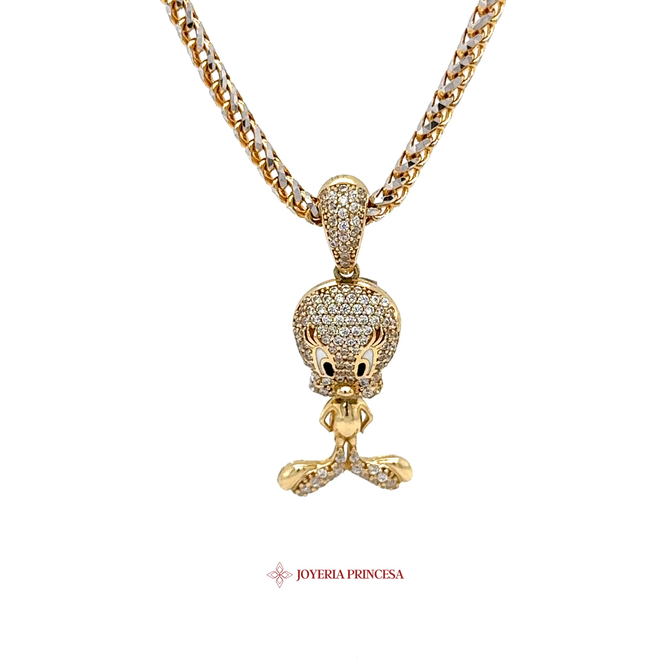 14k 2024 Gold Tweety Pendant