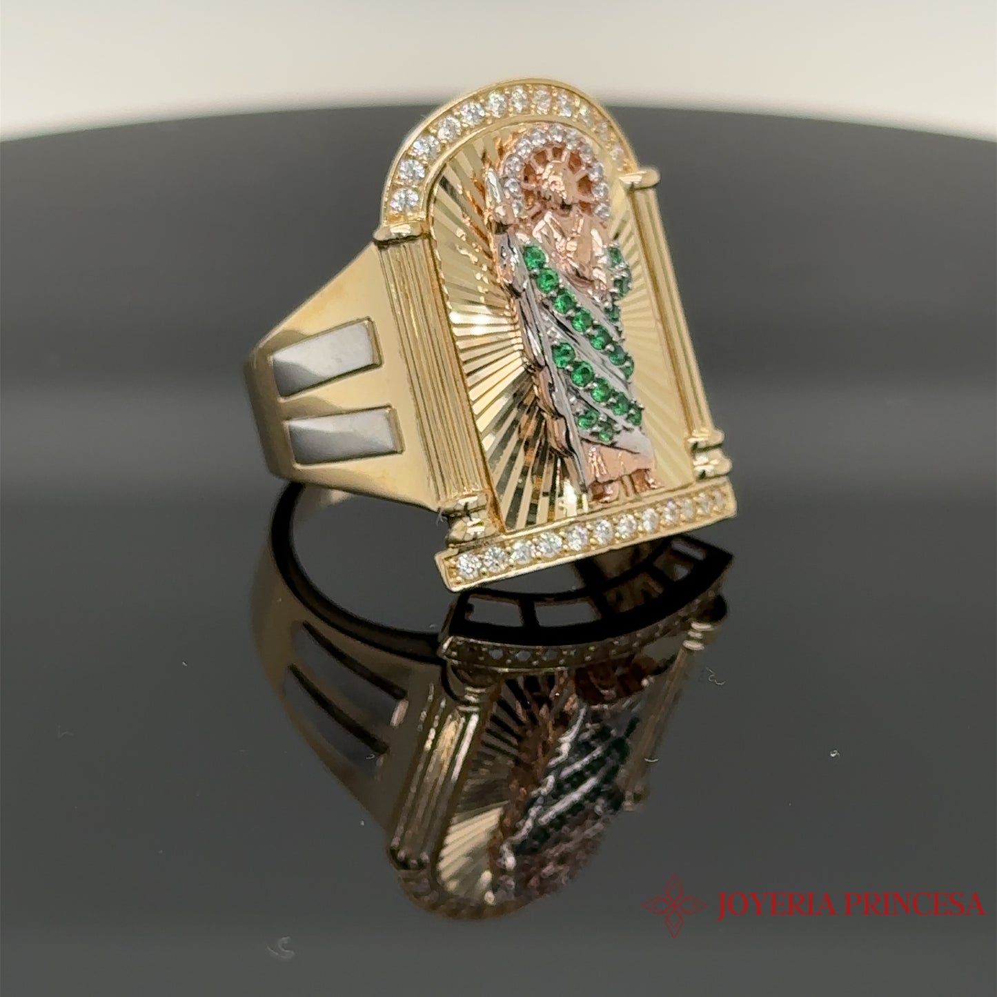 14K San Judas Gold Ring