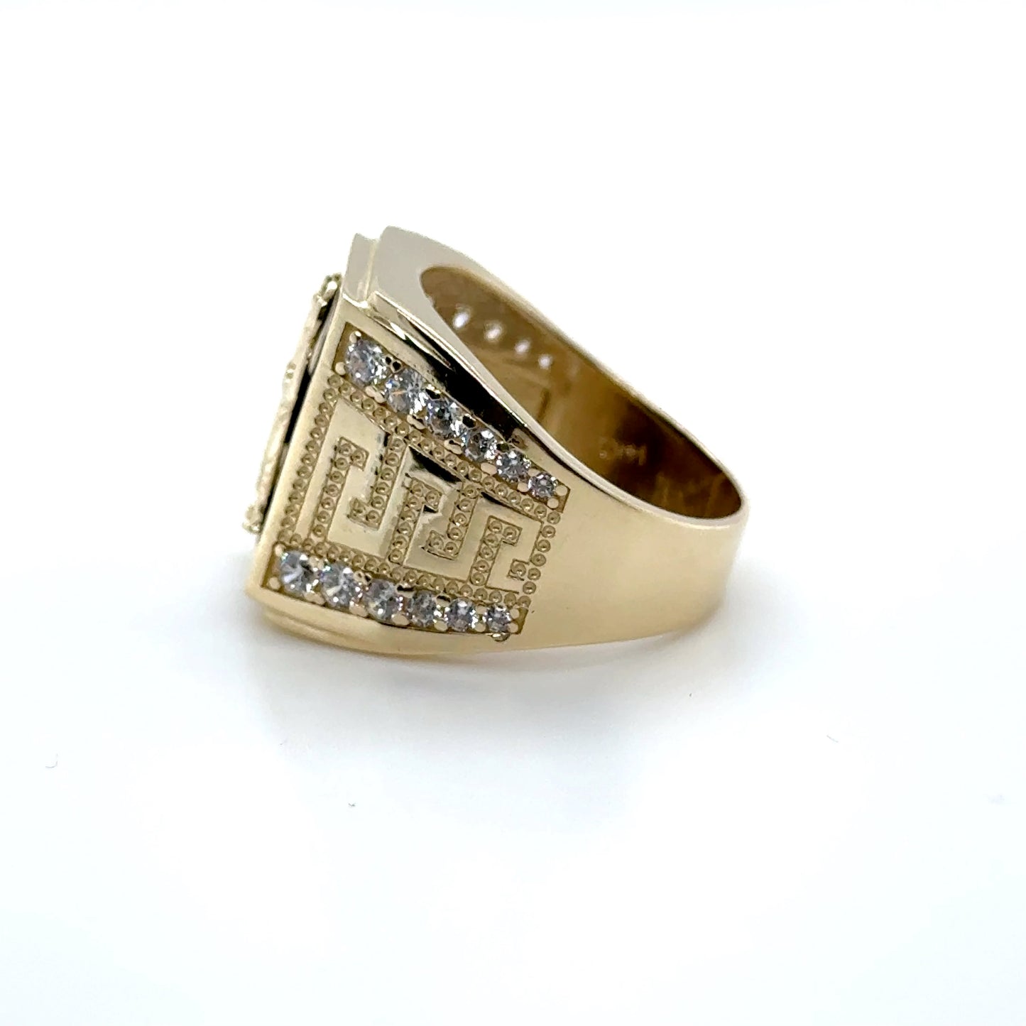 14K San Judas Onyx Ring