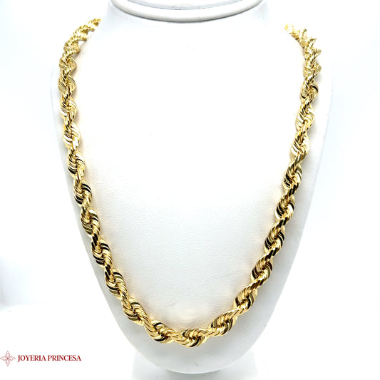 14K 26 inch Solid Rope Chain