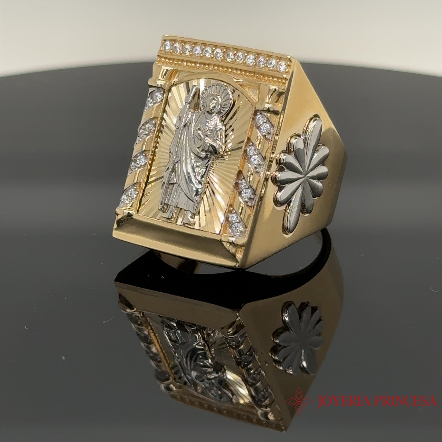 14K San Judas Gold Ring